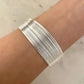 925 Sterling Silver Thick Bracelet Wide Large Cuff Bracelet Bangle Bracelet