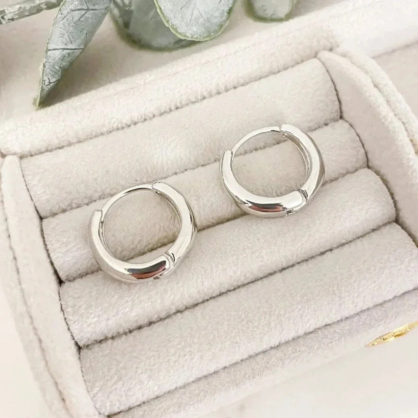 925 Sterling Silver Small Hoop Earrings Small Huggies Minimalist Hoop Earrings