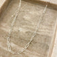 925 Sterling Silver Paperclip Necklace Minimalist Stacking Layer Necklace