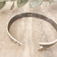925 Sterling Silver Cuff Bracelet Fish Bracelet Modern Silver Bangle Bracelet