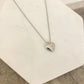 925 Sterling Silver Heart Pendant Necklace Dainty Minimalist Necklace