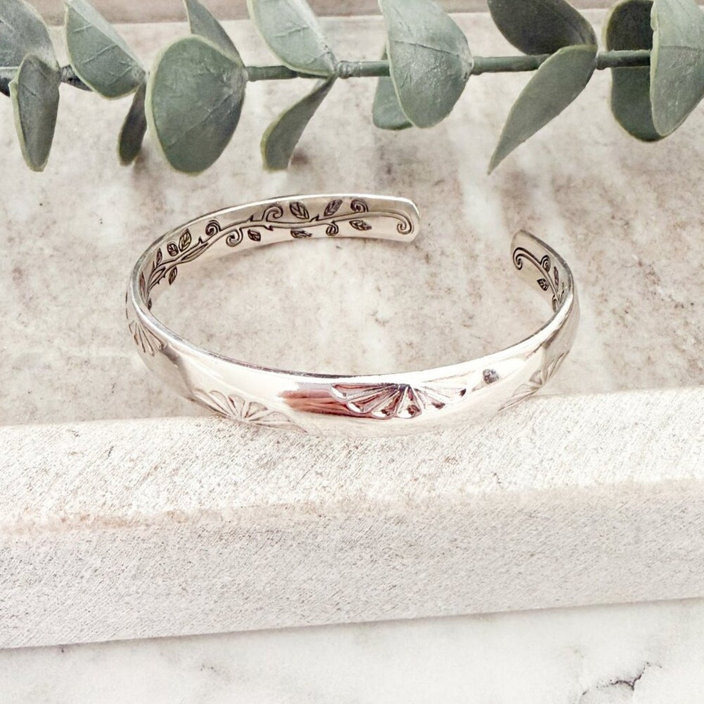 925 Sterling Silver Chunky Bangle Bracelet Classic Sterling Silver Bangle