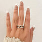 925 Sterling Silver Dainty Wrap Ring Minimalist Ring Twist Ring Buckle Ring