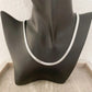 925 Sterling Silver Snake Chain Necklace Herringbone Necklace Chain 6 MM
