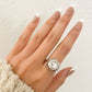 925 Sterling Silver Chunky Ring Square Boho Silver Statement Ring Unique Ring