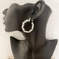 925 Sterling Silver Hoop Earrings Twist Circle Hoop Earrings Silver Small Hoops