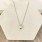 925 Sterling Silver Heart Pendant Necklace Dainty Minimalist Necklace