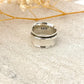 925 Sterling Silver Chunky Bold Statement Ring Thick Wide Ring Band