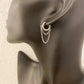 925 Sterling Silver Huggie Earrings Dangle Chain Earrings Small Hoops Huggies