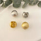 925 Sterling Silver Matte Ball Earrings Sphere Round Huggie Earrings