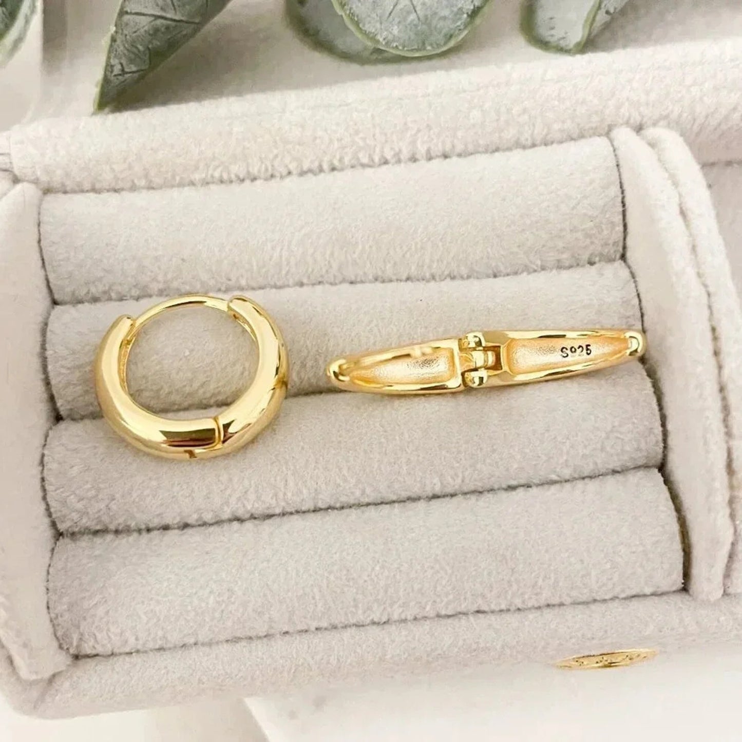 925 Sterling Silver Small Hoop Earrings Small Huggies Minimalist Hoop Earrings